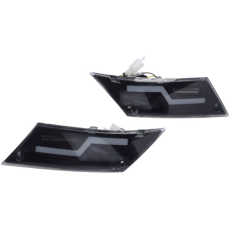 Intermitente trasero direccional adaptable Piaggio Zip 2000 Evo 1 ahumado