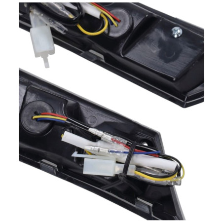 Intermitente trasero direccional adaptable Piaggio Zip 2000 Evo 1 ahumado