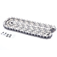 Chaîne MOST O-Ring 420 maillons blanche pour moto 50cc et pitbike