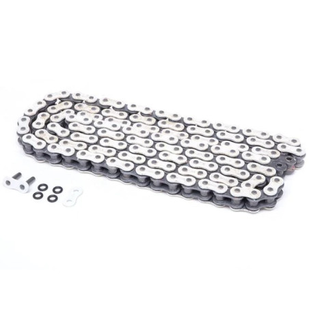 Cadena MOST O-Ring 420 eslabones blanca para moto 50cc y pitbike