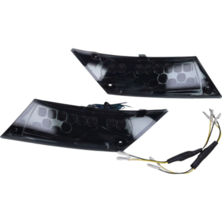 Clignotant arrière dirigé DMP Piaggio Zip 2000 SP fumé