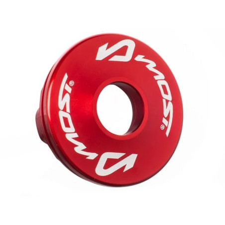 Capsule de sortie MOST aluminium rouge 50/70cc gravure laser