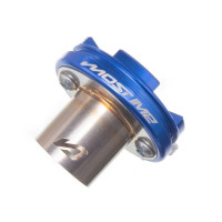 Capsule de sortie silencieux Most M2 aluminium bleu inox 80/100 cc gravure laser