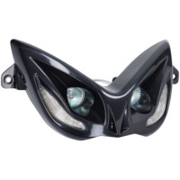 Phare avant noir halogène avec indicateurs LED DMP Yamaha Aerox 2T MBK Nitro
