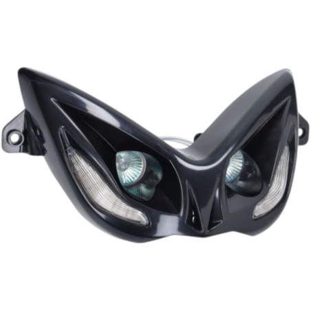Phare avant noir halogène avec LED DMP Aerox 2T MBK Nitro