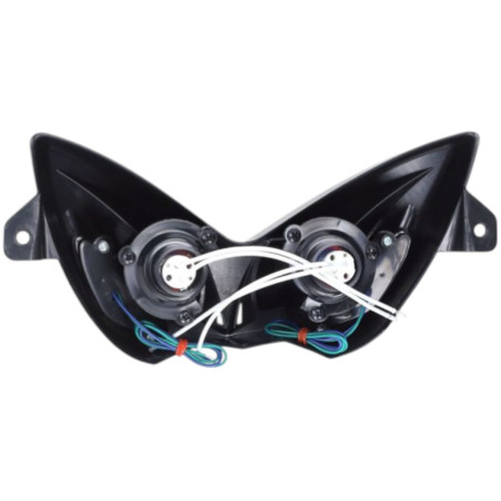 Phare avant noir halogène avec LED DMP Aerox 2T MBK Nitro