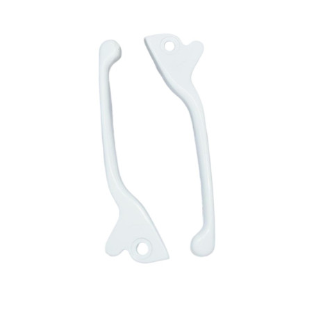 Paire de leviers Gilera Runner Blanc