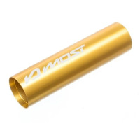 Cartucho silenciador Most largo dorado grabado blanco