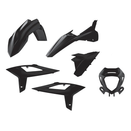 Kit carénage Beta RR 125cc 250cc et + 2020 à 2022 Polisport noir