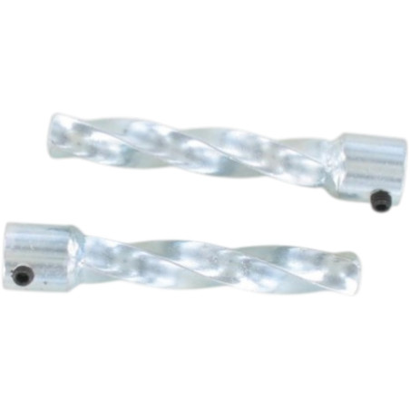 Paire de repose pieds torsadé zingué antidérapant RSM