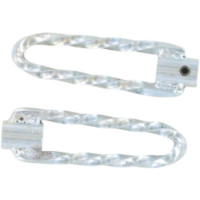 Paire de repose pieds en U torsadé zingué antidérapant RSM