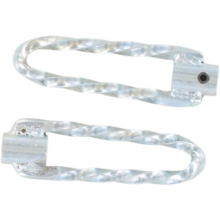 copy of Paire de repose pieds torsadé zingué antidérapant