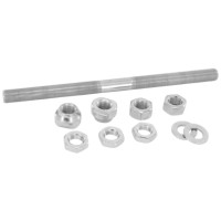 Axe de roue adaptable cyclo 12x100x200mm complet sans roulement