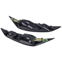 Jeu de clignotant avant dirigé DMP matrice Piaggio Zip2000 fumé