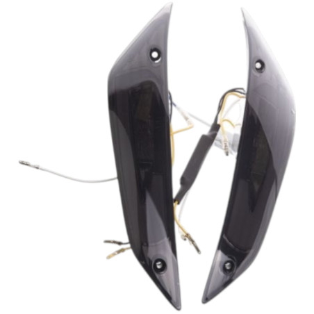 Clignotant avant dirigé adaptable matrice Piaggio zip2000 Evo 5 fumé
