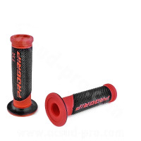 Revêtement poignée ProGrip 732 rouge noir closed end 125 mm scooter moto