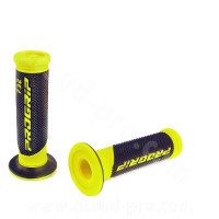 Revêtement poignée ProGrip 732 jaune fluo noir closed end 125 mm