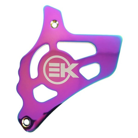 Cache pignon 50 à boîte Artek Minarelli AM6 alu CNC néo-chrome