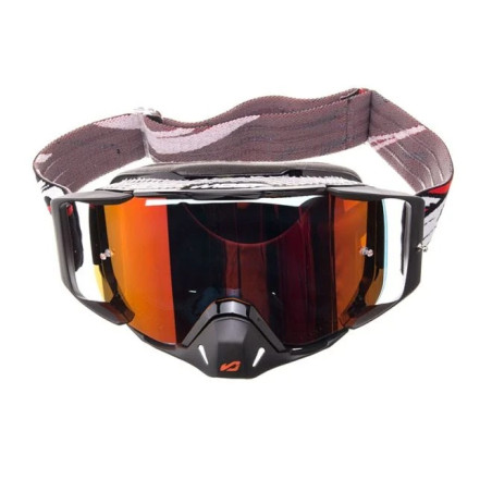 Masque moto cross Most Racing Iridium universel avec deux écrans