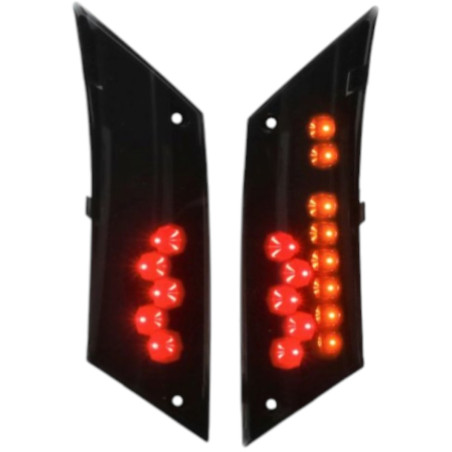 Clignotant arrière dirigé avec feux DMP Piaggio Zip SP 2000 fumé