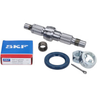 Arbre de roue arrière complet adaptable Piaggio Typhoon Zip 50cc 126mm