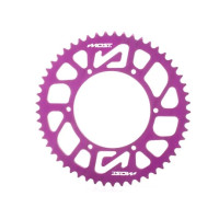 Corona MOST 420 53 dientes Derbi Senda DRD GPR Euro 3 y 4 violeta anodizado