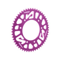 Couronne MOST Crown 420 53 dents Derbi DRD Pro 50cc violet anodisé