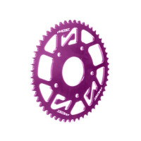 Couronne MOST Crown 420 53 dents Peugeot XPS / XR7 violet anodisé