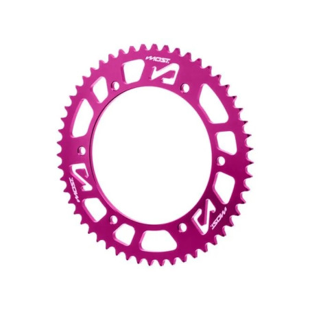 Couronne MOST Crown 420 53 dents Fantic 50cc rose anodisé