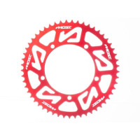 Corona MOST Crown 428 53 dientes Sherco 50cc rojo anodizado (5 tornillos)