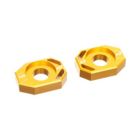 Tensor de cadena MOST Racing Rieju MRT Pro / Peugeot XP6 aluminio CNC oro anodizado