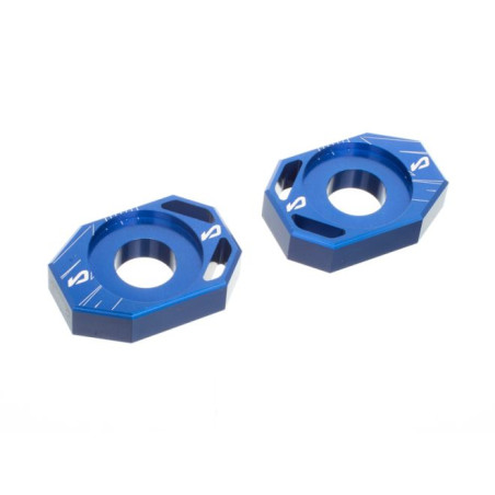 Tensor de cadena MOST Racing Rieju MRT Pro / Peugeot XP6 aluminio CNC azul anodizado