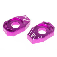 Tensor de cadena MOST Racing Rieju MRT Pro / Peugeot XP6 aluminio CNC violeta anodizado