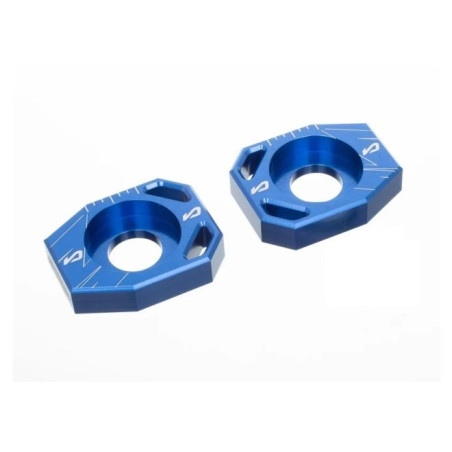 Tendeur de chaine Most Beta 50cc bleu aluminium CNC