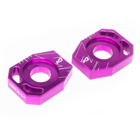 Tensores cadena Most Beta 50cc violeta aluminio CNC