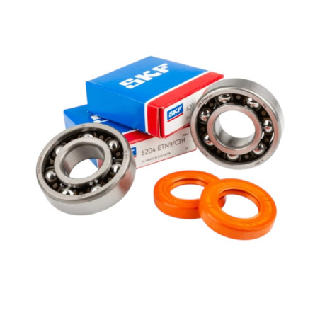 Kit Cojinetes C3 + Retenes DERBI - Stage6 jaula de Polímero