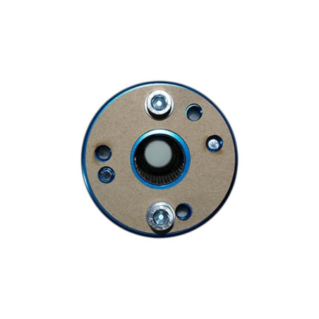 Silencieux d'échappement KRM 50 70cc en alu - Noir et Bleu