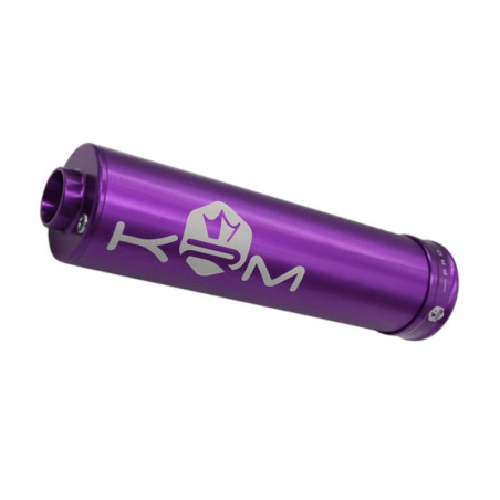 Silencieux d'échappement KRM 70 90cc en alu - Full Violet