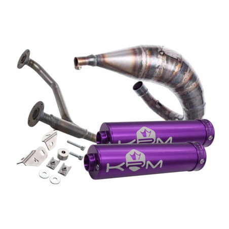 Escape Most 50 70cc doble salida KRM Lila Beta RR 50 a partir de 2021