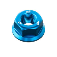 Tuerca del eje de la mayoría de las ruedas M16x1,5 azul