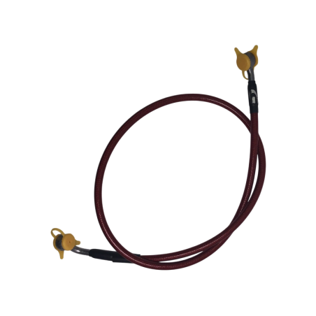 Durite frein avant aviation Peugeot 103 rouge Run Iron Works