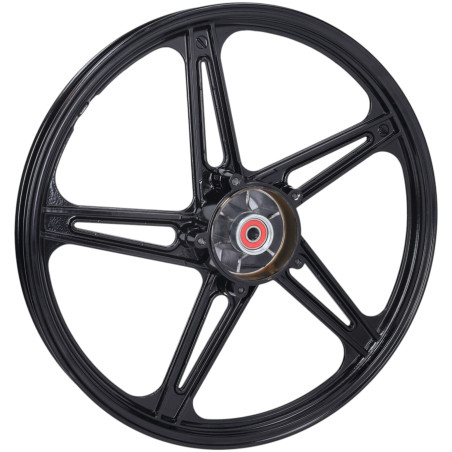 Jeu de jantes type Bernardi complet adaptable 17 Pouces Noir Peugeot 103 SP MVL