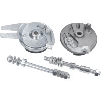 Jeu de jantes 3 rayons complet adaptable 17 Pouces Noir Peugeot 103 SPX