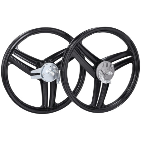 copy of Jeu de Roues 5 rayons complet adaptable 17 Pouces Noir Peugeot 103 SPX
