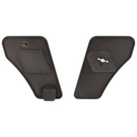 cache latéral Doppler Peugeot 103 MVL SP Noir Effet Carbone blanc
