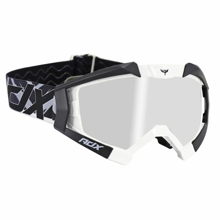 Masque cross ADX MX blanc noir ecran transparent miroir