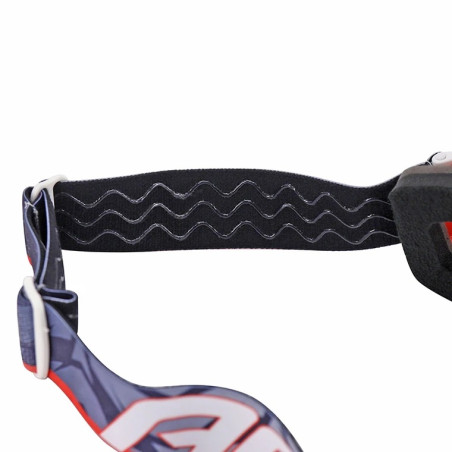 Masque cross ADX MX rouge blanc ecran transparent miroir