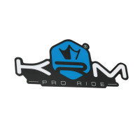 Pegatina KRM Pro Ride 80X40 mm azul