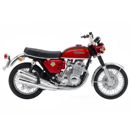 Miniatura Honda CB750 1969 roja Norev escala 1/18