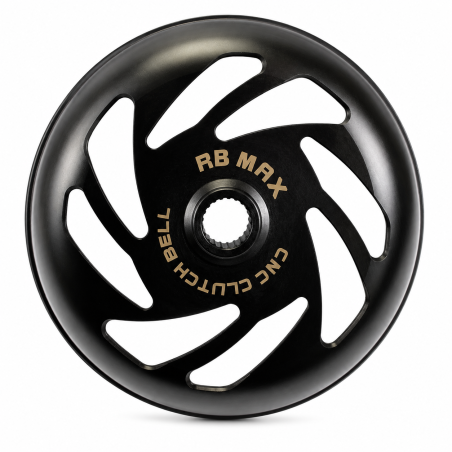 Campana de embrague CNC RB Max Performance negra Ø134 mm Piaggio